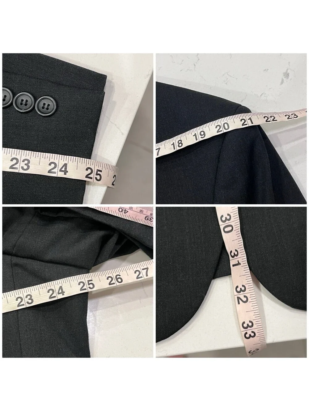 Pronto Uomo Platinum Black Wool Sport Coat Blazer 50R 100% Wool Classic Business